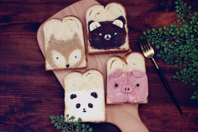 可爱吐司早餐做法,迷你可爱小吐司
