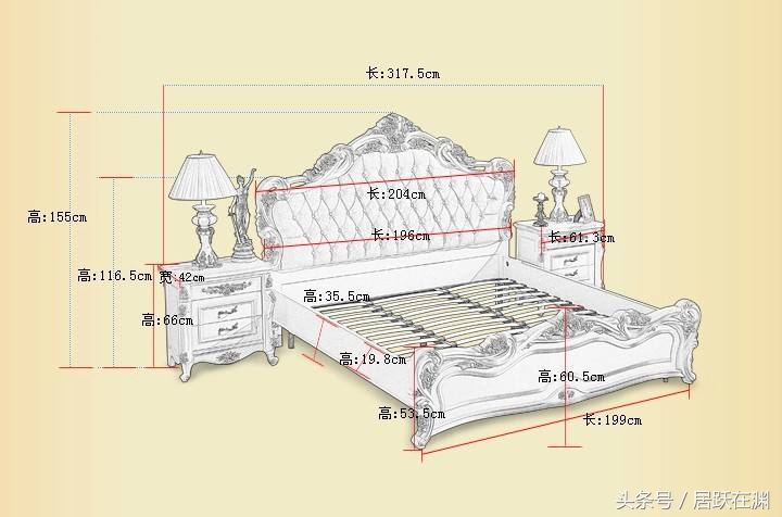 常用装修家具尺寸大全,最全的家装各种家具尺寸