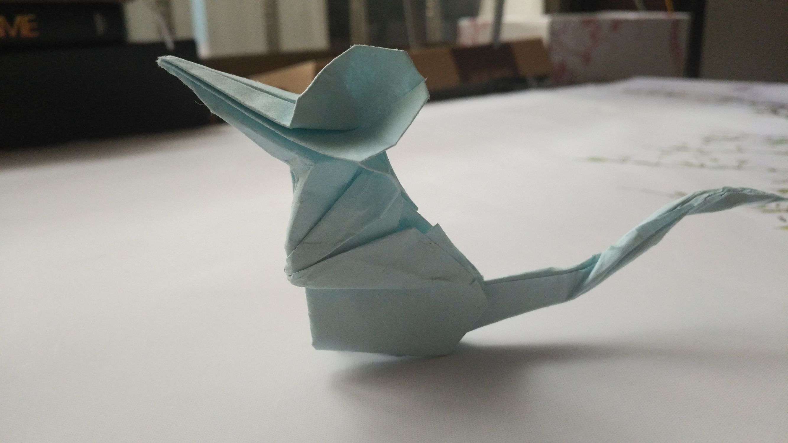 折纸十二生肖鼠的简单教程,折纸可爱小老鼠折法