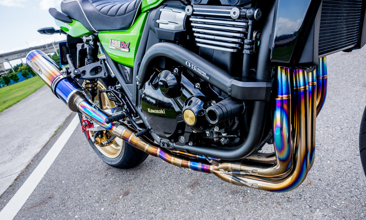 川崎zrx1100排气前段,川崎z1000sx新款排气