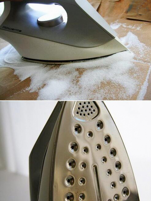 熨斗的焦面怎么去除,熨斗底部脏了怎么清理