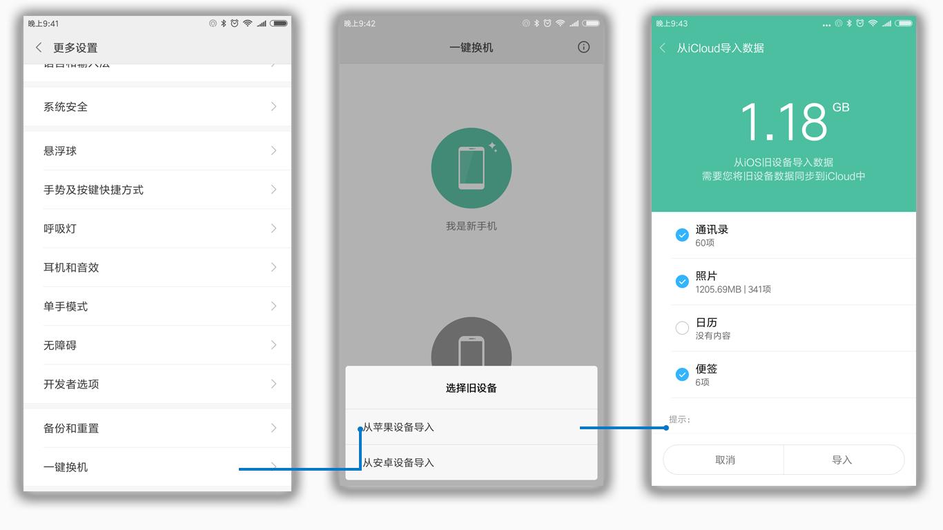小米miui系统怎么退回旧版本,小米miui转移数据到苹果手机