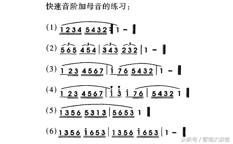 学唱歌音准节奏练习,歌唱跳音训练方法和技巧