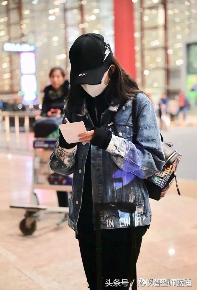 明星同款滑雪服古力娜扎,明星穿搭只服古力娜扎