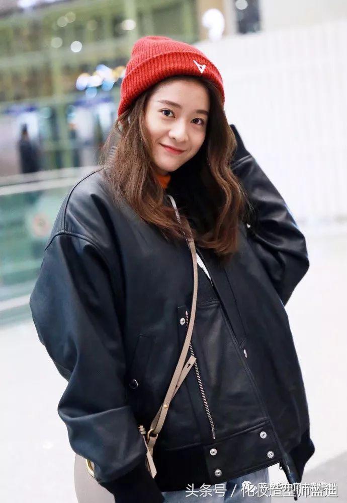 明星同款滑雪服古力娜扎,明星穿搭只服古力娜扎