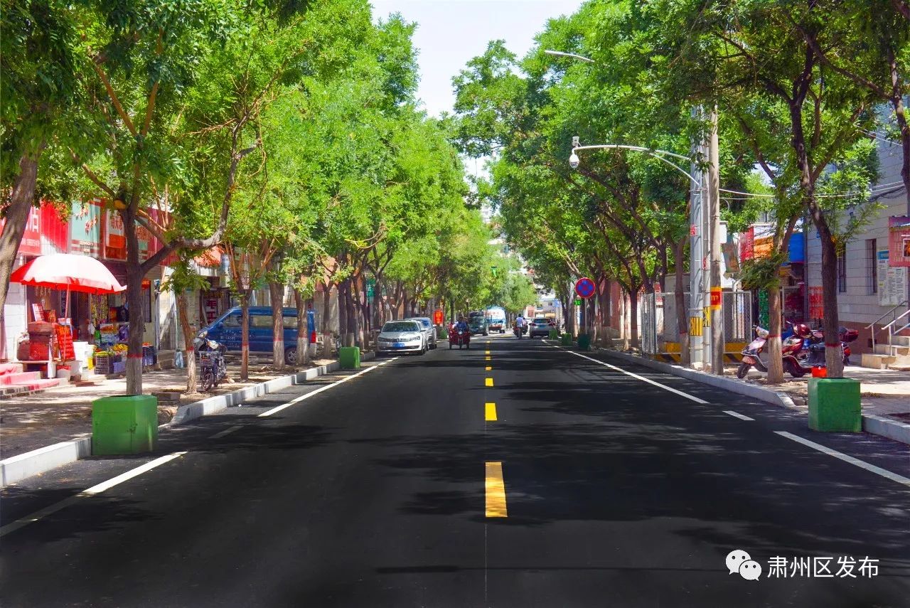 美呆了!肃州区惊现高大上的“彩色大道”,宝宝们快来围观!~