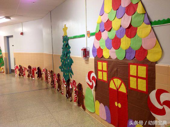 圣诞节主题教室布置,圣诞节布置教室大门