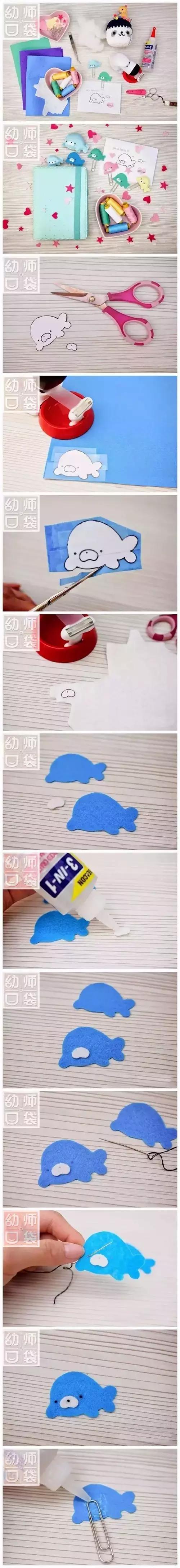 小学生自制超简单的迷你可爱书签,怎样做能提醒自己看书的书签