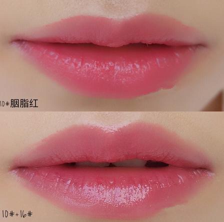 纪梵希，禁忌之吻唇膏16、11、10、8试色，辣个做衣服的造的口红