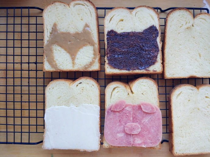 可爱吐司早餐做法,迷你可爱小吐司