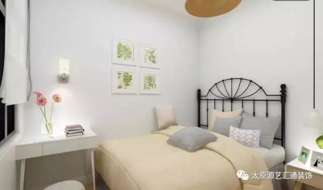 唐槐园100平装修风格,主卧新中式装修效果图