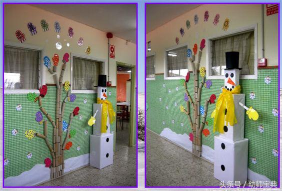 圣诞节主题教室布置,圣诞节布置教室大门