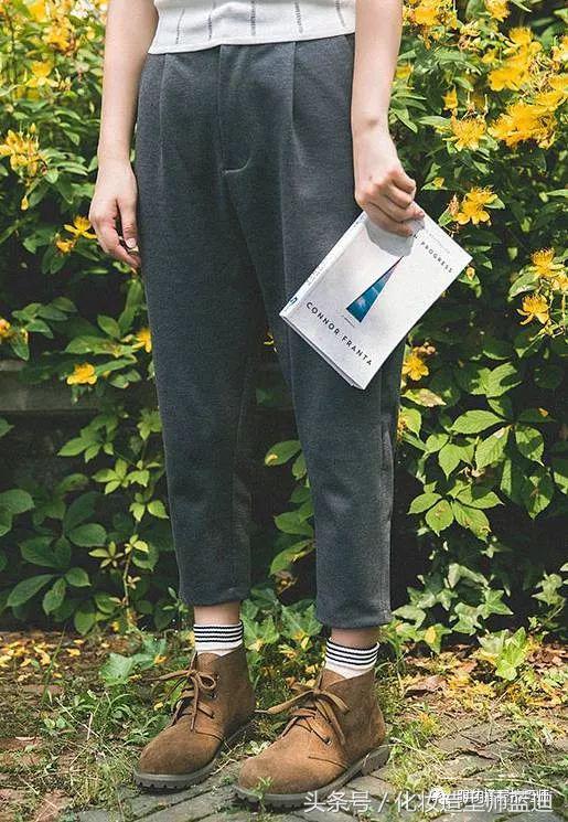 腿短腿粗矮个子女生穿堆堆袜,150小个子穿堆堆袜显腿短