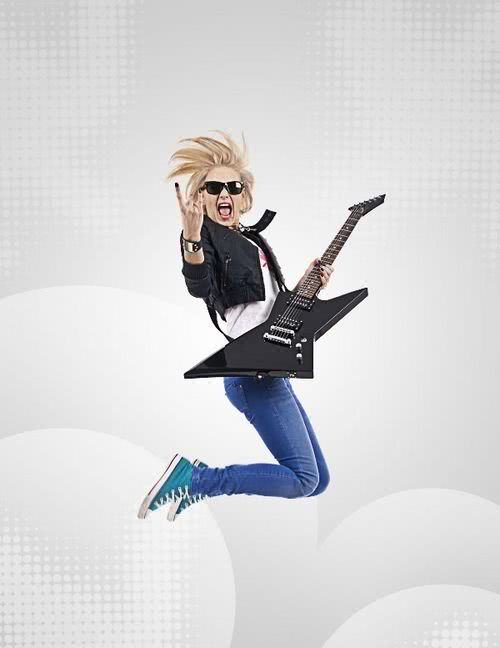 王者荣耀华丽摇滚海报,孤独摇滚演出宣传海报