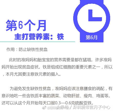 六个月宝宝补充什么营养元素,孕妇需要补充哪些营养元素