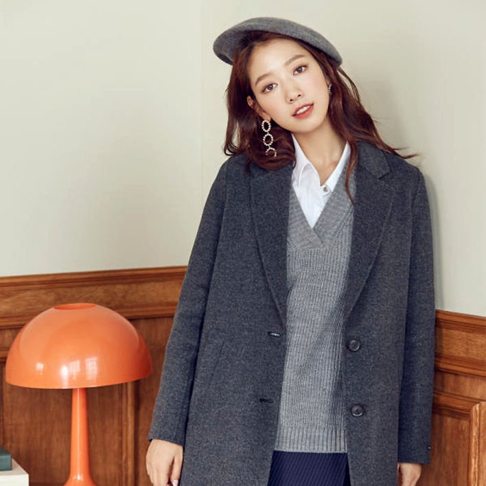 微胖女神简约风穿搭,韩国微胖女神朴信惠