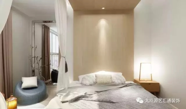 唐槐园100平装修风格,主卧新中式装修效果图