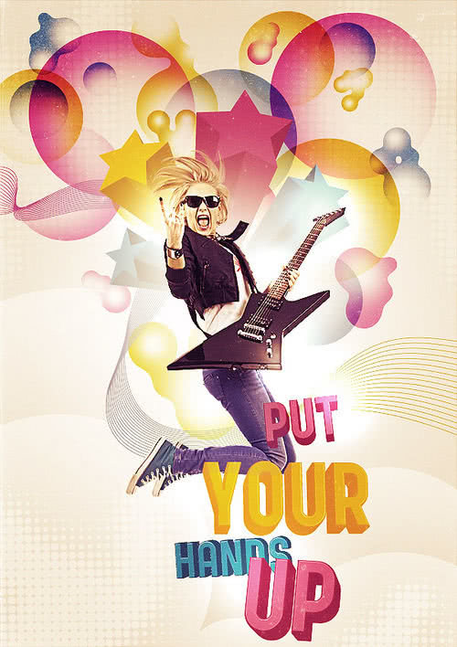 王者荣耀华丽摇滚海报,孤独摇滚演出宣传海报