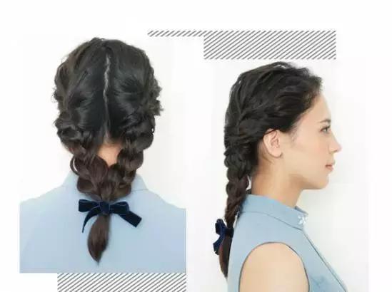 发圈怎么扎头发好看,竖夹怎么夹头发好看