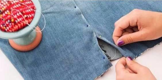 如何把旧牛仔裤变成新的,旧牛仔裤改变上衣