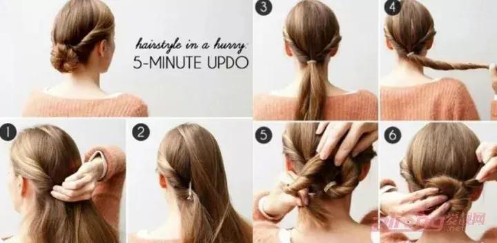 戴皇冠女童花苞头的扎法教程,元气少女花苞头怎么扎短发