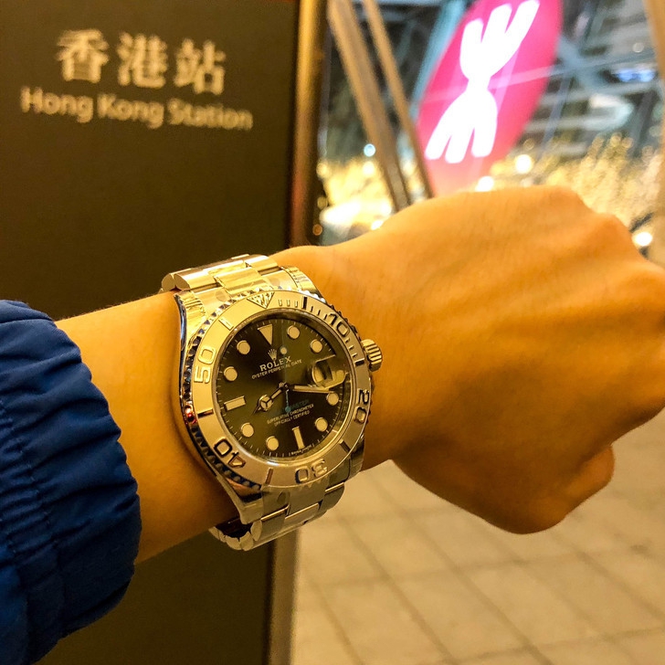 劳力士游艇名仕40mm上手效果,劳力士灰名仕游艇