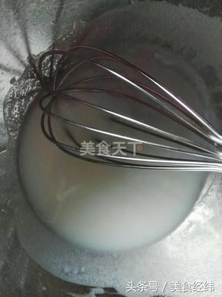 可可巧克力蛋糕制作教程,巧克力可可戚风蛋糕的做法