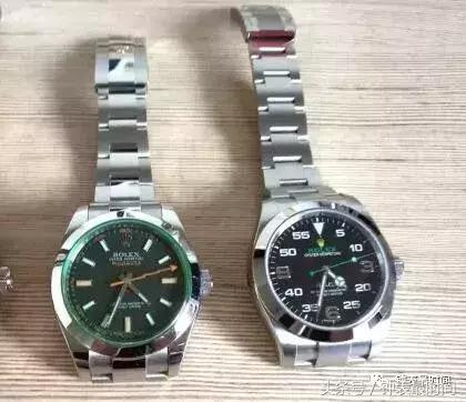 本是同根生题目,劳力士空霸与绿玻璃的区别