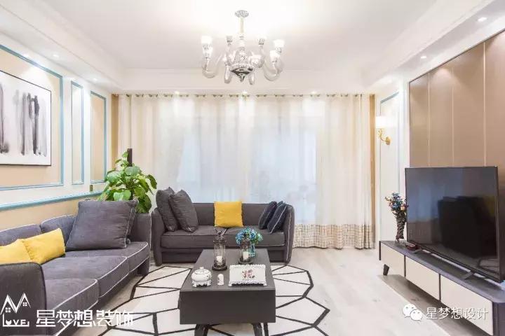 十堰四方新城装修,陌上花开100平装修图