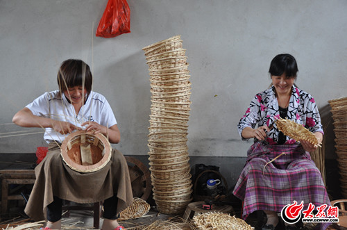 临沭杞柳编织,临沭柳编助力乡村振兴