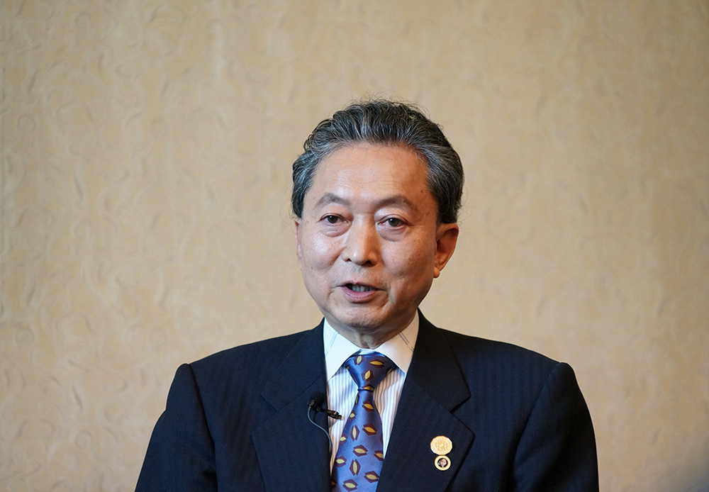 日本前首相鸠山由纪夫访问爱普生,日本前首相鸠山由纪夫最新言论