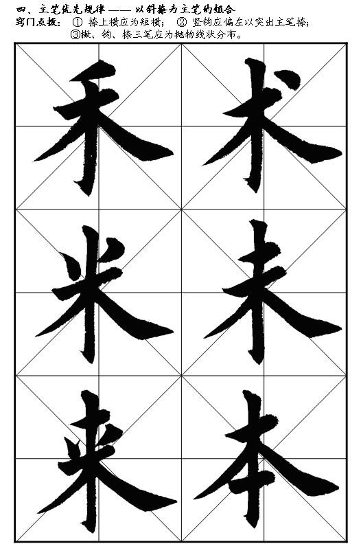 王丙申毛笔楷书入门教程,楷书入门100个毛笔字帖