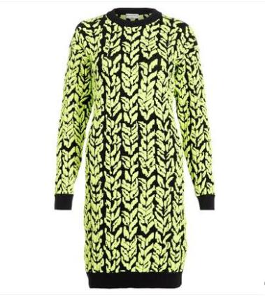 粗棒针毛衣宽松慵懒风搭配,拯救圆领粗针织毛衣穿搭