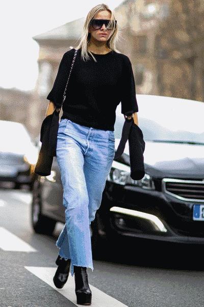 看不出腿型的牛仔裤,看起来腿不肥的牛仔裤