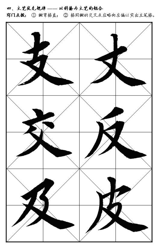 王丙申毛笔楷书入门教程,楷书入门100个毛笔字帖