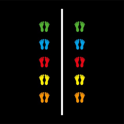 不要小看一个幼儿园,幼儿园地面标志图