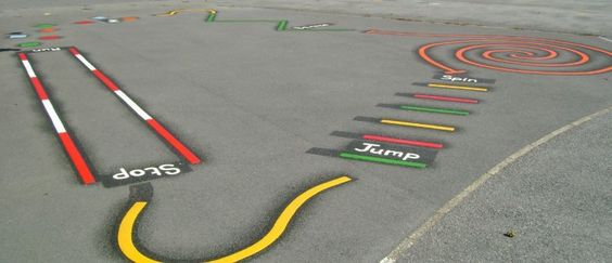 不要小看一个幼儿园,幼儿园地面标志图