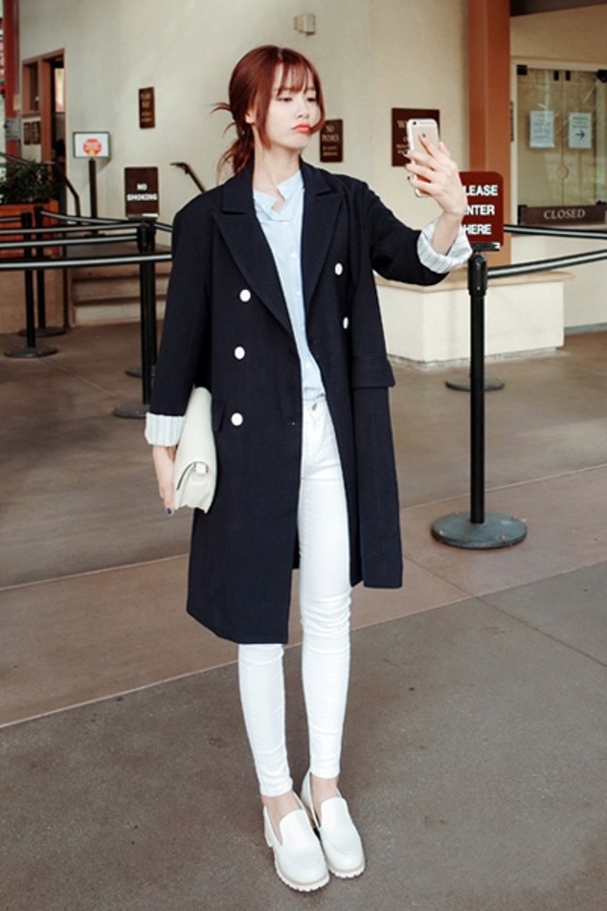 高圆圆秋天穿衣搭配图毛衣,高圆圆日常穿搭简约又时尚