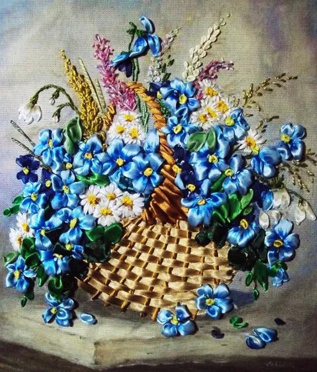 上手快，耗时短，丝带绣出百花园