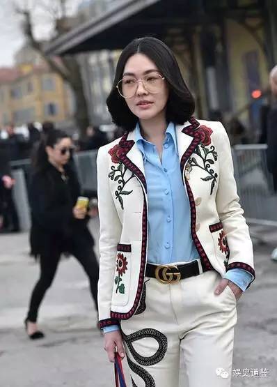 高圆圆现身韩国时装周,高圆圆谢娜时装周