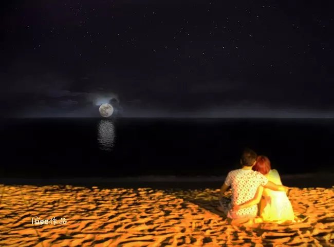 三亚最美的夕阳日落,夕阳的落下