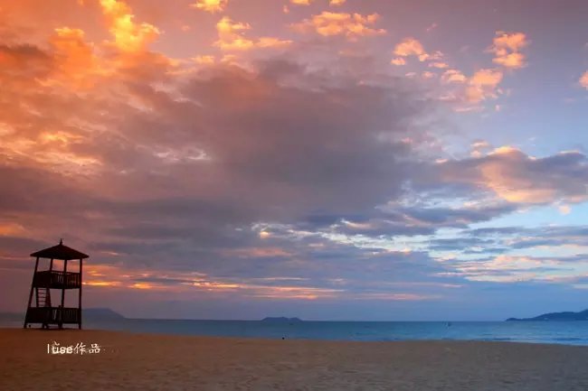 三亚最美的夕阳日落,夕阳的落下