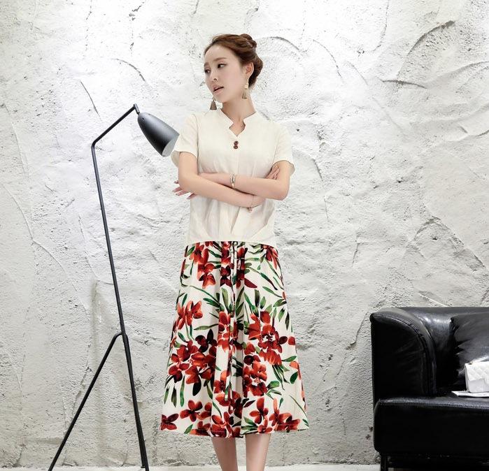 棉麻裙子套装,以质朴之色,点缀美丽梦想!