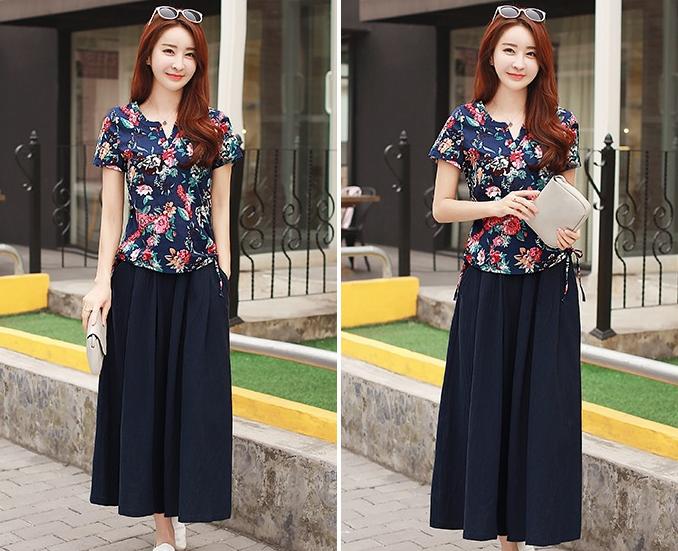 棉麻裙子套装,以质朴之色,点缀美丽梦想!