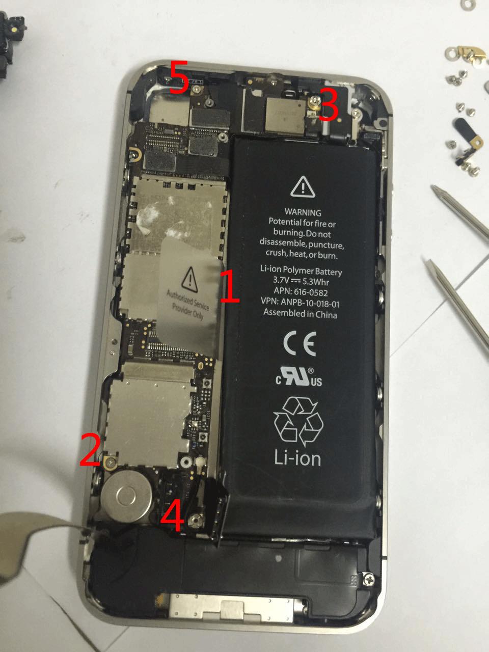 苹果4s主板怎么装,iphone4s刷机ios6.1.3