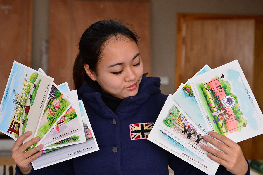 90后校园创业：小小的手绘明信片为何4天净赚1.5万？