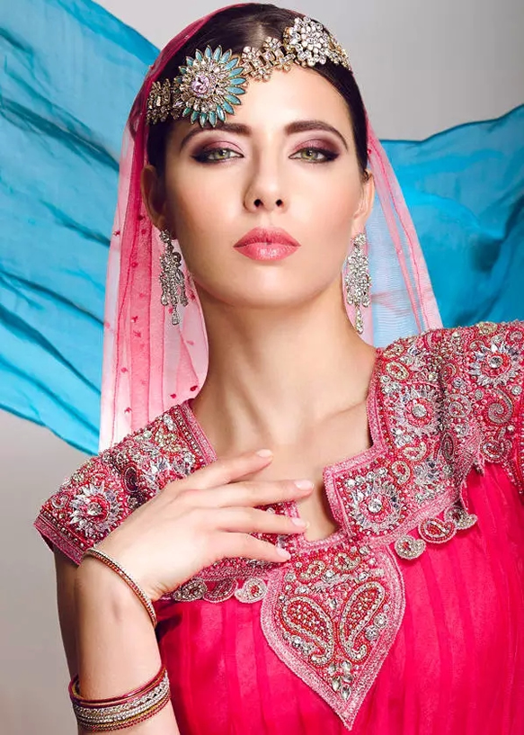 印度新娘妆摄影,印度的新娘妆异域风情简直美爆了