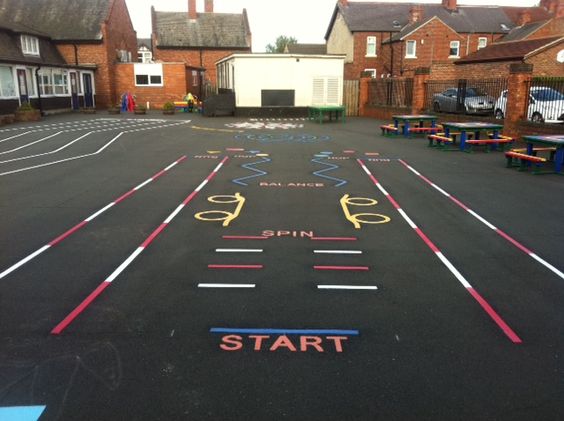 不要小看一个幼儿园,幼儿园地面标志图