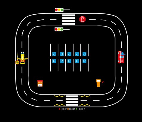 不要小看一个幼儿园,幼儿园地面标志图