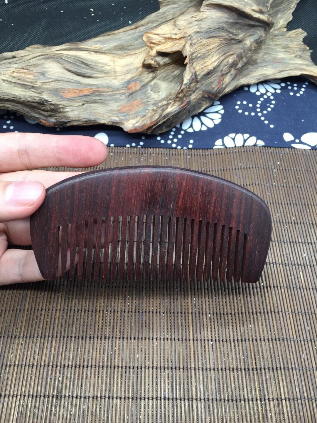 小叶紫檀梳子正品手工,小叶紫檀木梳子图片大全